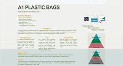 Desktop Screenshot of a1plasticbags.com
