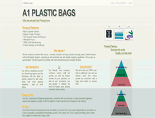 Tablet Screenshot of a1plasticbags.com